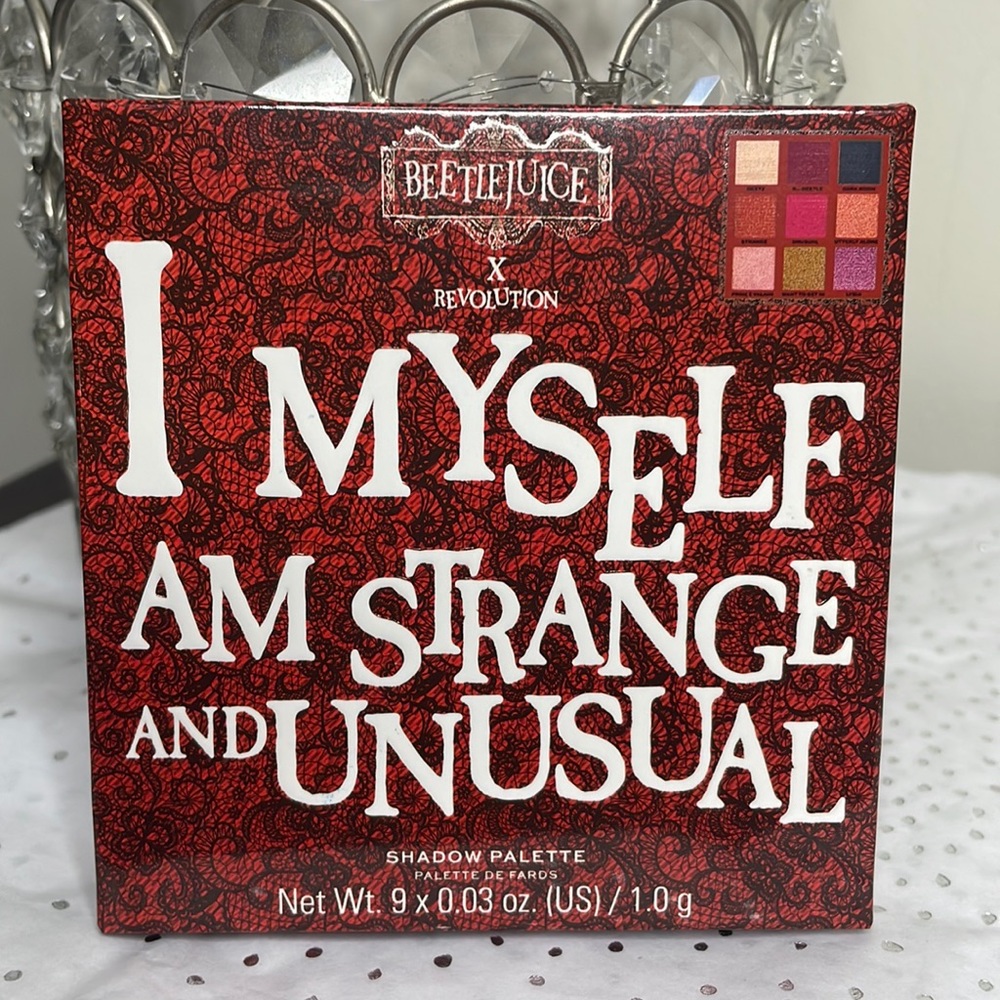 NIB Beetlejuice x Revolution Strange and Unusual Shadow Palette